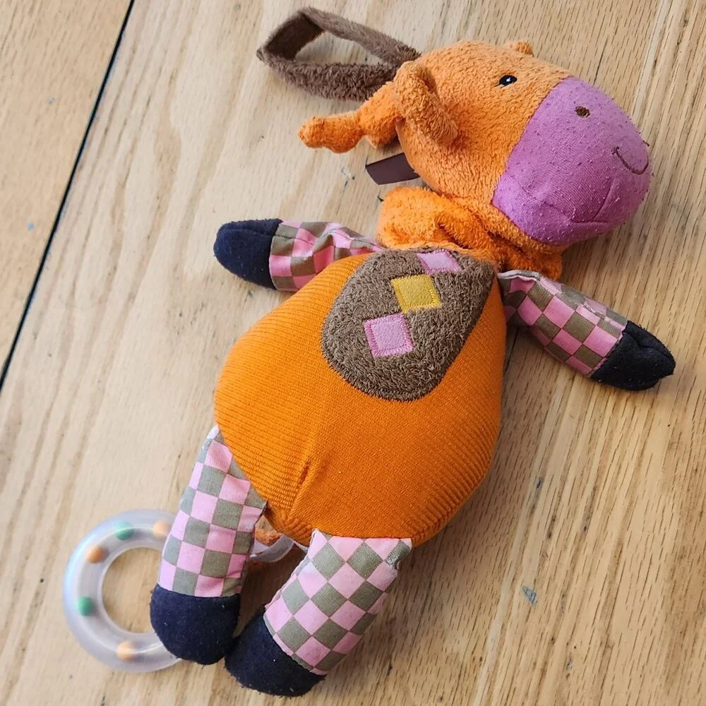 Parents Giraffe Baby Rattle Toy
